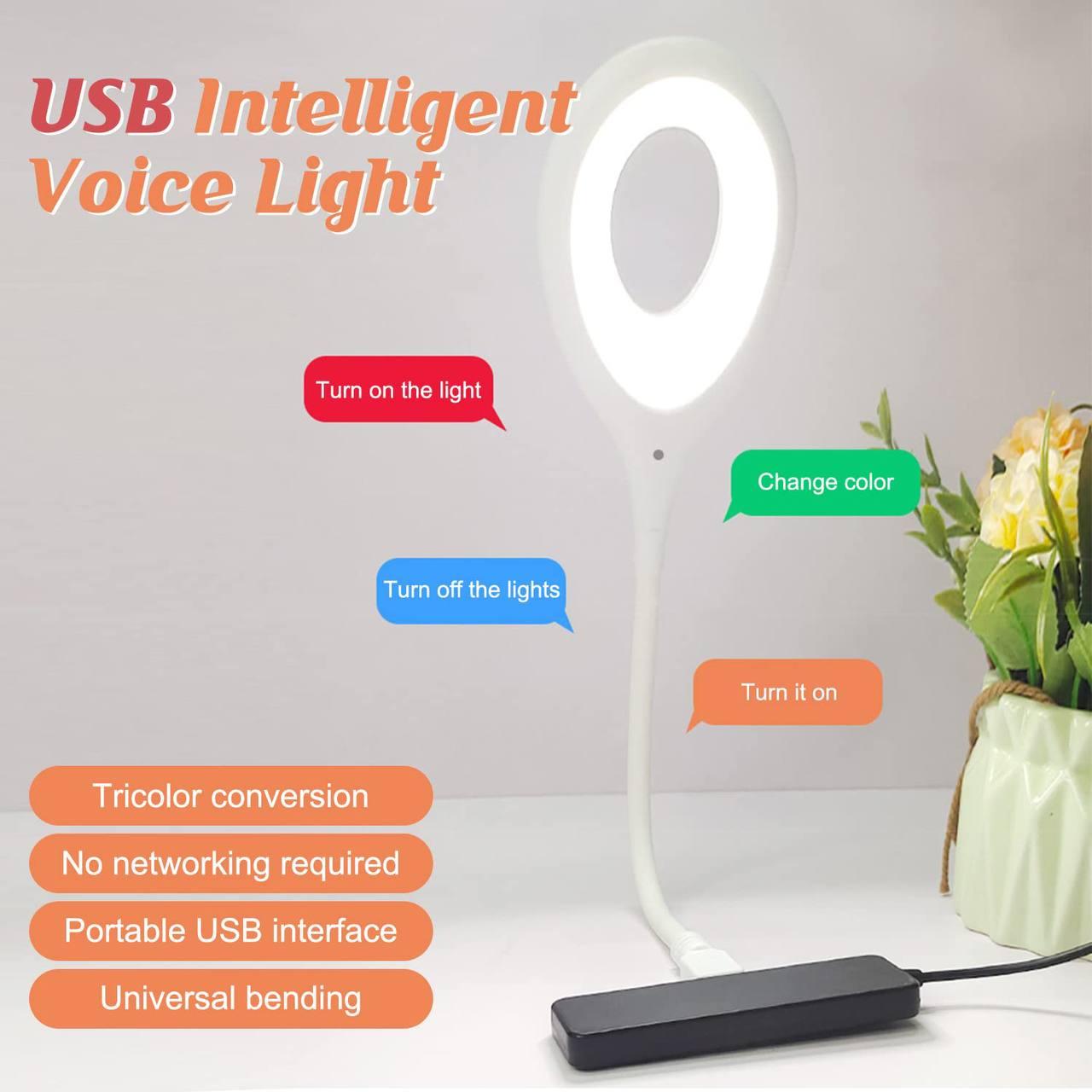 USB LED Clip-On Desk Lamp